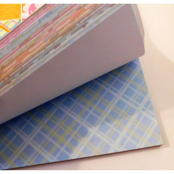 Scrapbook Paper Pack 12x12 Approx. 180 Pages Colorful Fleur de Lis Circles Lines - Picture 16 of 16